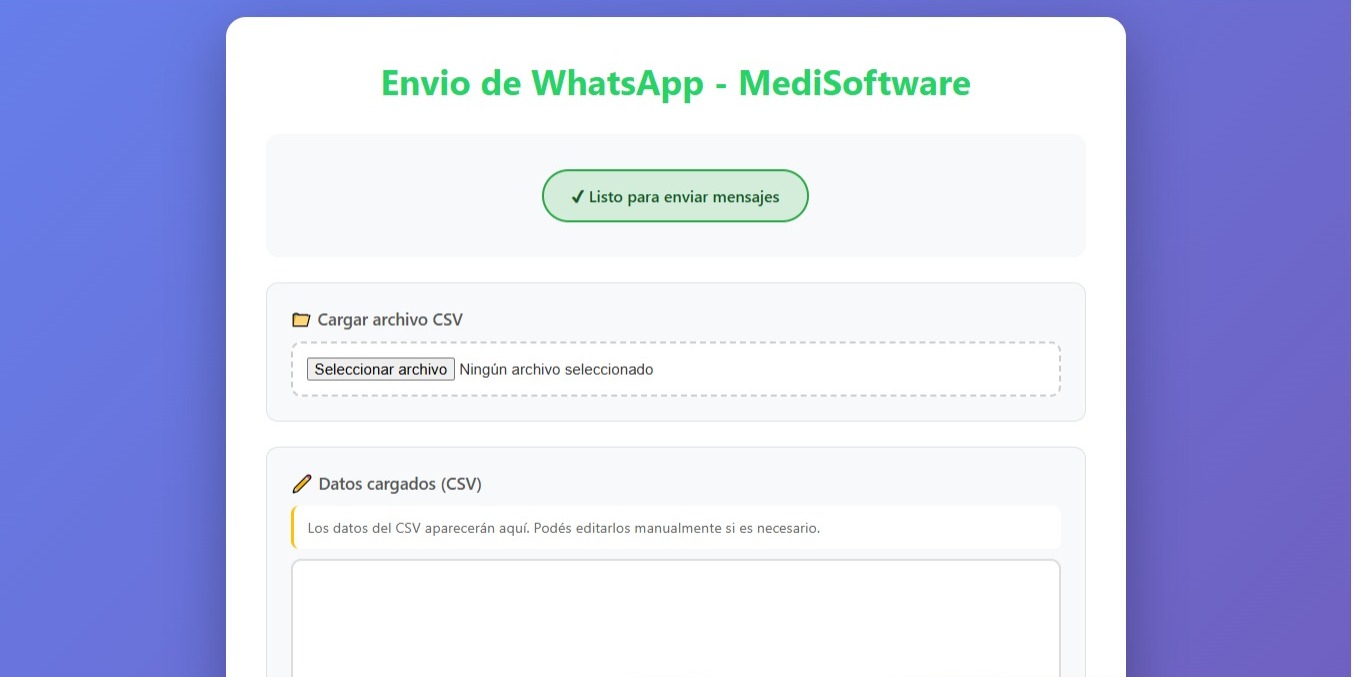 Recordatorios por WhatsApp